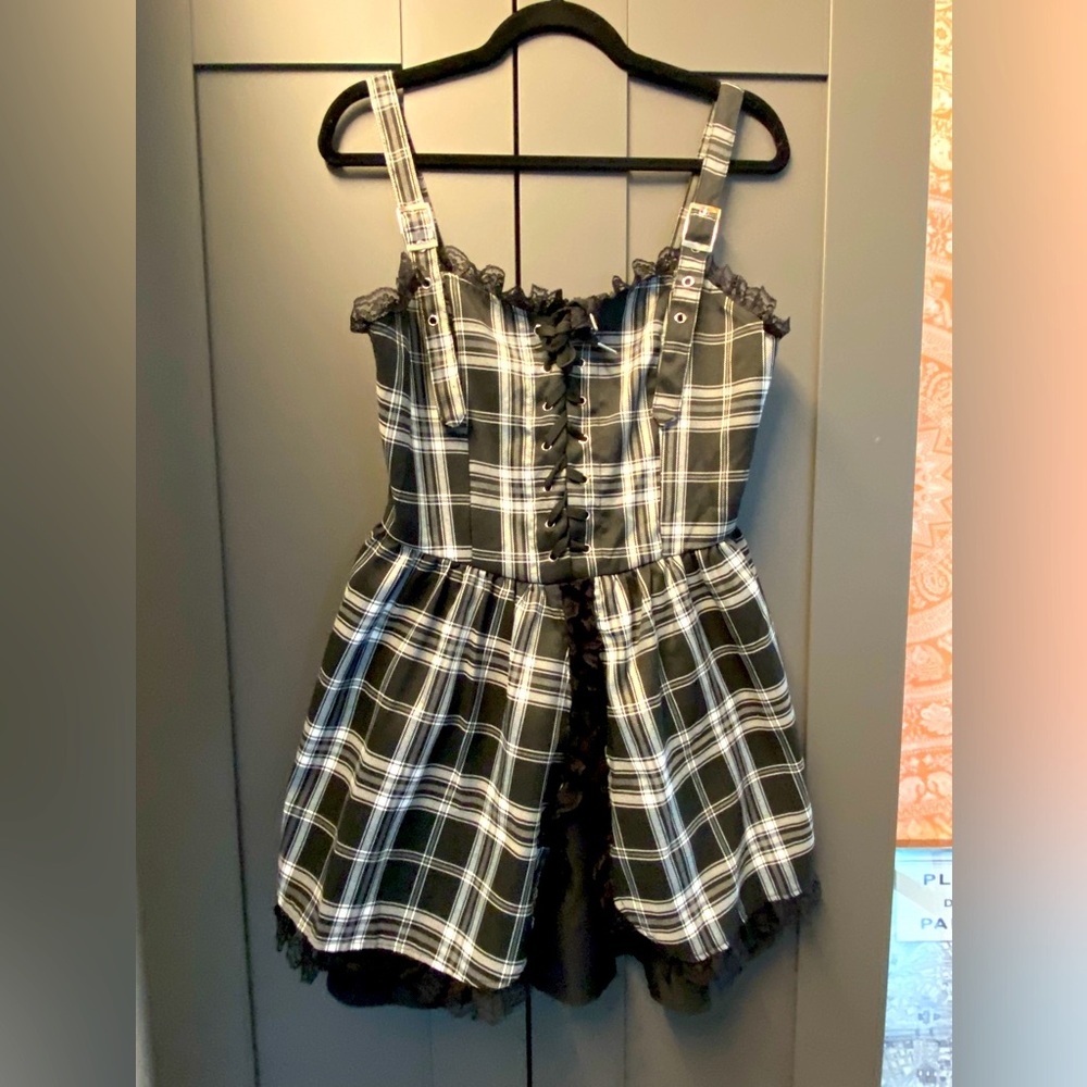 Cute Emo Gothic Dress Size Large